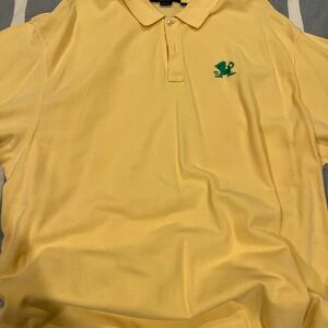 Vineyard Vines Yellow Polo with Green Logo